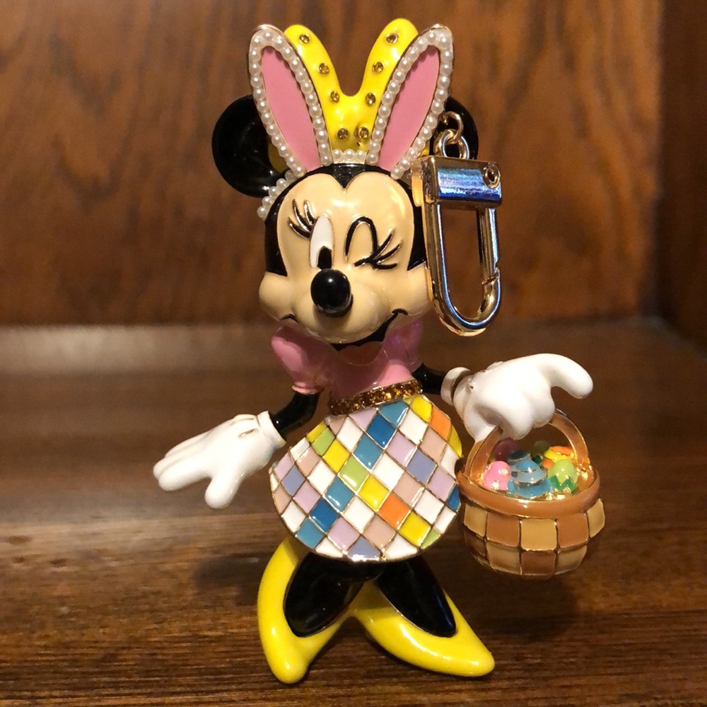 NWT-Disney x BaubleBar-Minnie Mouse-Easter Bag Charm-$78